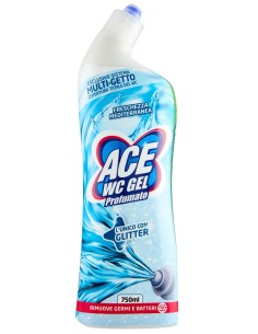 Ace Wc Gel 750ml - Freschezza Mediterranea - Rimuove Germi E Batteri